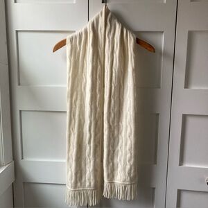 Cashmere Cable Knit Scarf